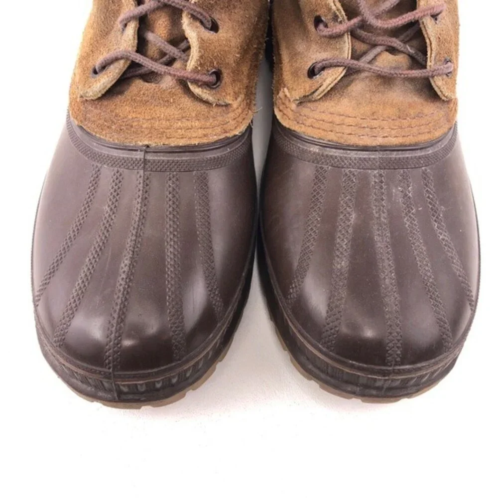 Sorel Brown Leather Waterproof Winter Boots 9